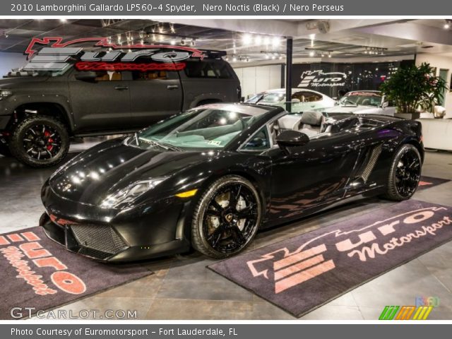 2010 Lamborghini Gallardo LP560-4 Spyder in Nero Noctis (Black)