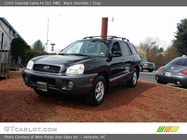 2003 Hyundai Santa Fe GLS 4WD in Black Obsidian