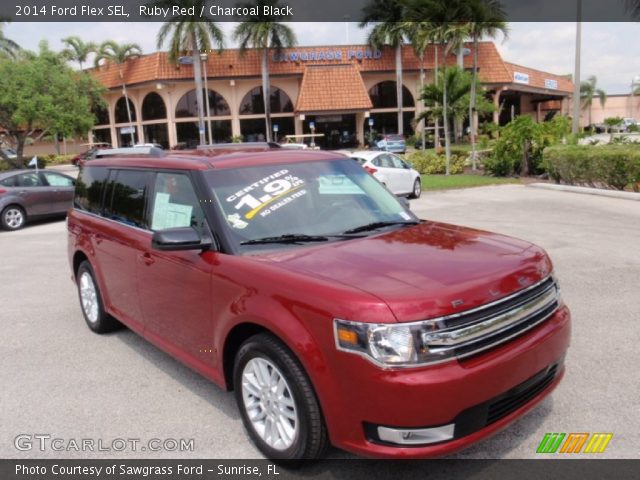 2014 Ford Flex SEL in Ruby Red
