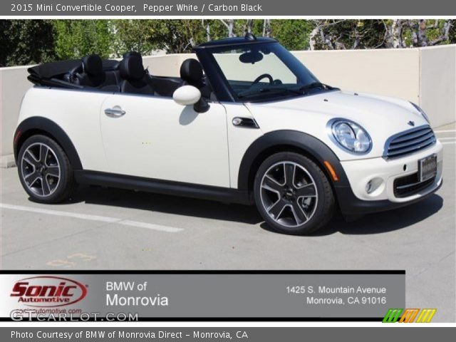 2015 Mini Convertible Cooper in Pepper White