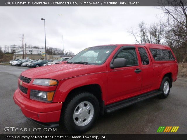 2004 Chevrolet Colorado LS Extended Cab in Victory Red