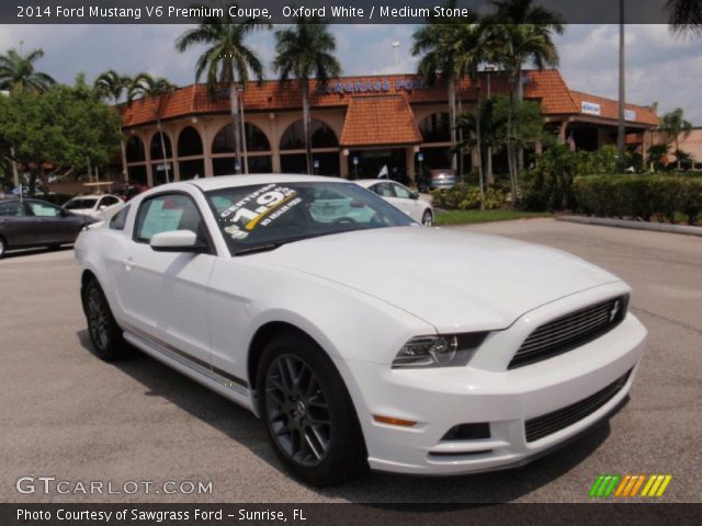 2014 Ford Mustang V6 Premium Coupe in Oxford White