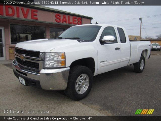 2010 Chevrolet Silverado 2500HD LT Extended Cab 4x4 in Summit White