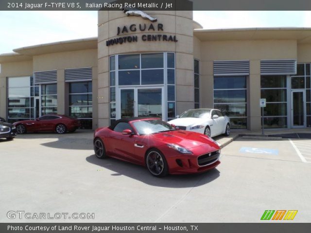 2014 Jaguar F-TYPE V8 S in Italian Racing Red Metallic