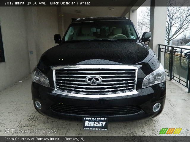 2012 Infiniti QX 56 4WD in Black Obsidian