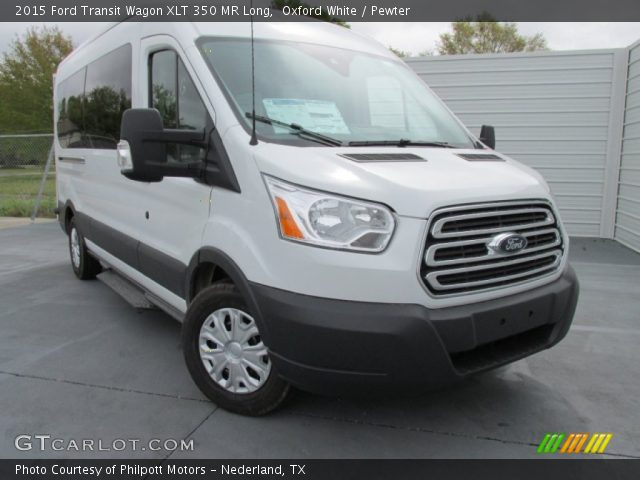 2015 Ford Transit Wagon XLT 350 MR Long in Oxford White