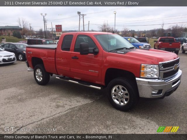 2011 Chevrolet Silverado 2500HD LT Extended Cab 4x4 in Victory Red