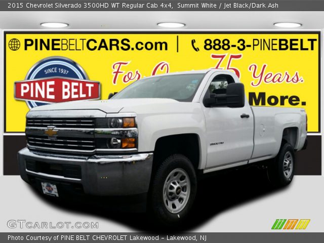 2015 Chevrolet Silverado 3500HD WT Regular Cab 4x4 in Summit White