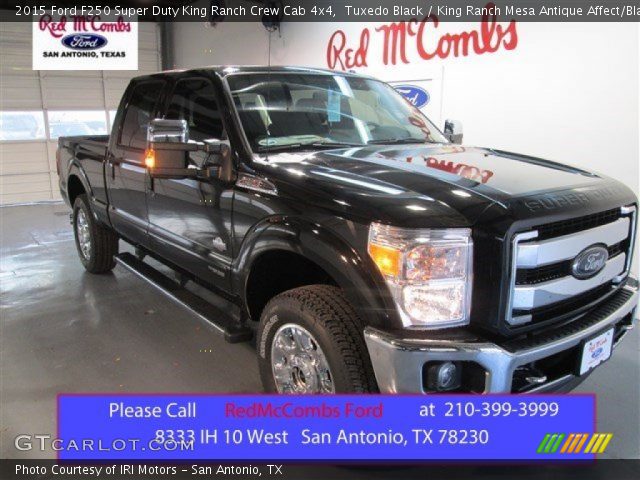 2015 Ford F250 Super Duty King Ranch Crew Cab 4x4 in Tuxedo Black