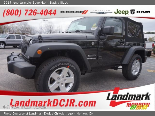 2015 Jeep Wrangler Sport 4x4 in Black