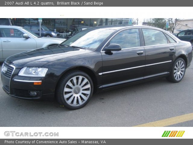 2007 Audi A8 L 4.2 quattro in Brilliant Black