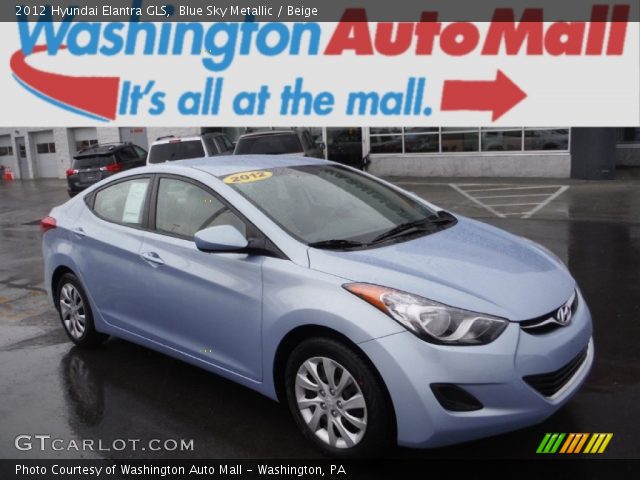 2012 Hyundai Elantra GLS in Blue Sky Metallic