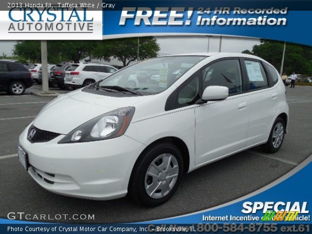 2013 Honda Fit  in Taffeta White