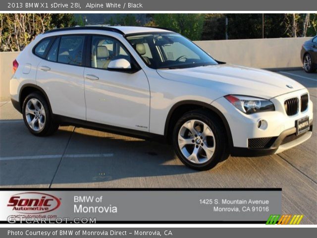 2013 BMW X1 sDrive 28i in Alpine White