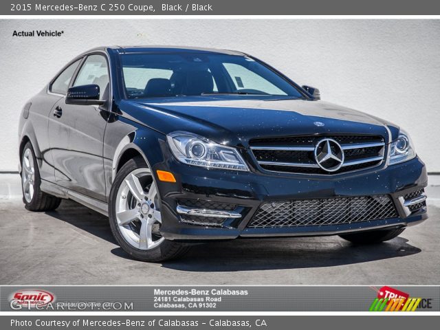 2015 Mercedes-Benz C 250 Coupe in Black