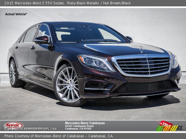 2015 Mercedes-Benz S 550 Sedan in Ruby Black Metallic