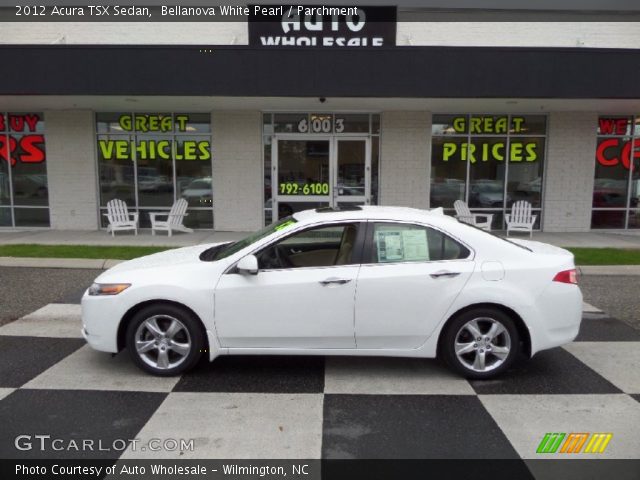 2012 Acura TSX Sedan in Bellanova White Pearl