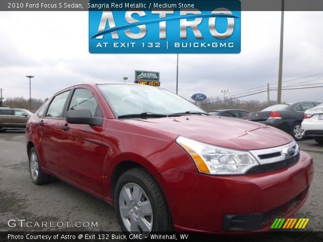 2010 Ford Focus S Sedan in Sangria Red Metallic
