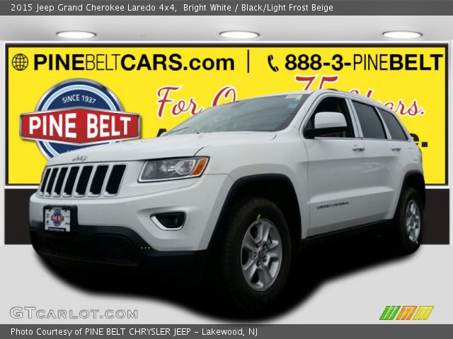 2015 Jeep Grand Cherokee Laredo 4x4 in Bright White