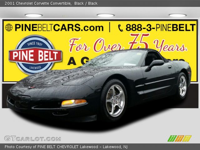 2001 Chevrolet Corvette Convertible in Black