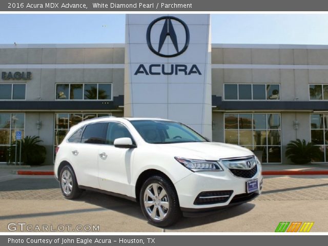 2016 Acura MDX Advance in White Diamond Pearl