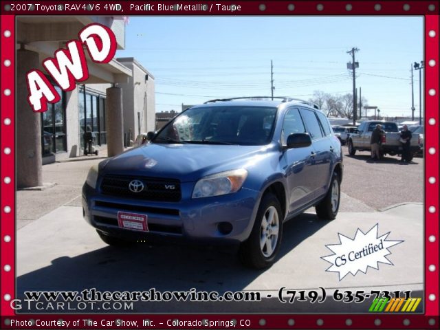 2007 Toyota RAV4 V6 4WD in Pacific Blue Metallic