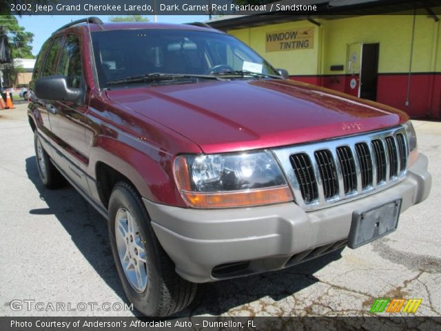 2002 Jeep Grand Cherokee Laredo in Dark Garnet Red Pearlcoat