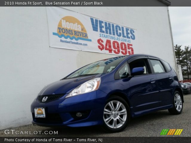 2010 Honda Fit Sport in Blue Sensation Pearl