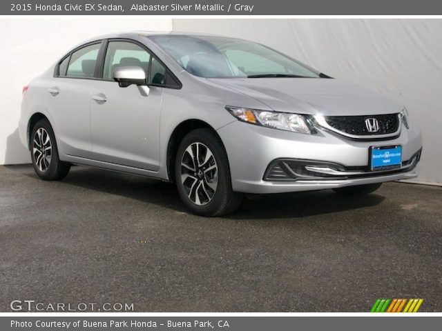 2015 Honda Civic EX Sedan in Alabaster Silver Metallic