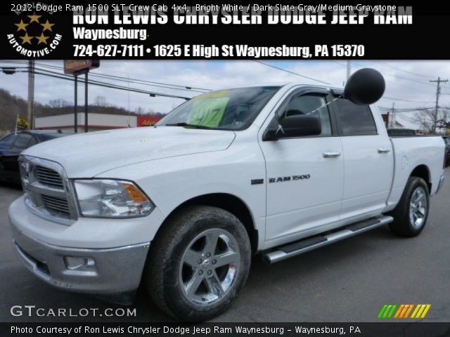 2012 Dodge Ram 1500 SLT Crew Cab 4x4 in Bright White