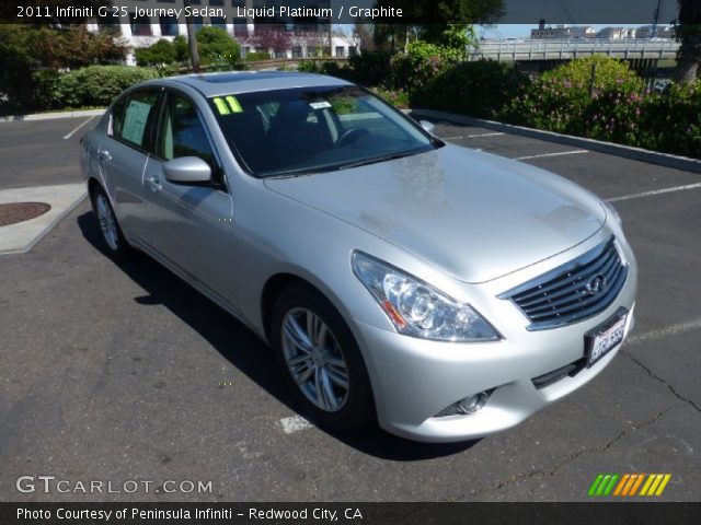 2011 Infiniti G 25 Journey Sedan in Liquid Platinum