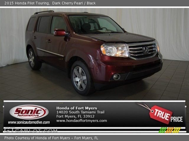 2015 Honda Pilot Touring in Dark Cherry Pearl