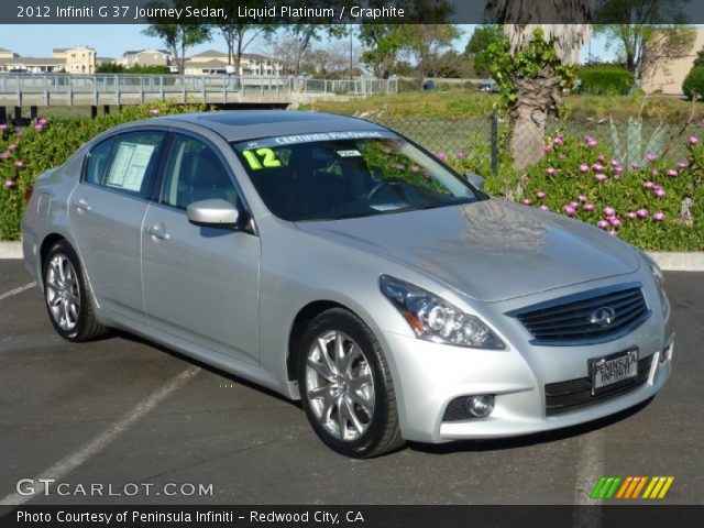 2012 Infiniti G 37 Journey Sedan in Liquid Platinum