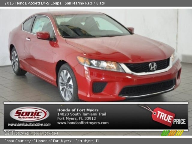 2015 Honda Accord LX-S Coupe in San Marino Red