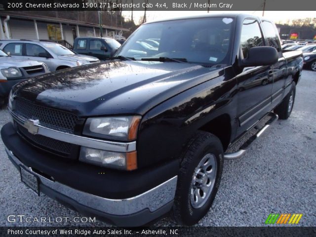 2005 Chevrolet Silverado 1500 Z71 Extended Cab 4x4 in Black