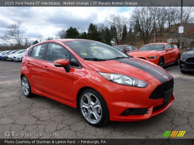 2015 Ford Fiesta ST Hatchback in Molten Orange