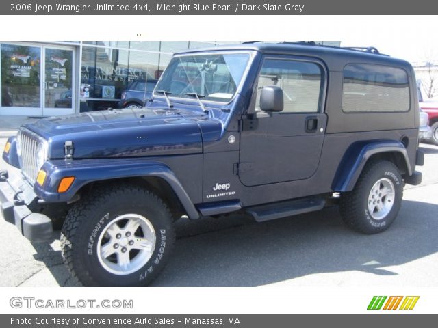 2006 Jeep Wrangler Unlimited 4x4 in Midnight Blue Pearl