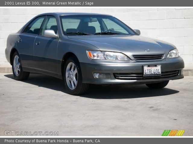 2001 Lexus ES 300 in Mineral Green Metallic