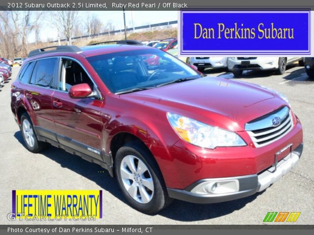 2012 Subaru Outback 2.5i Limited in Ruby Red Pearl