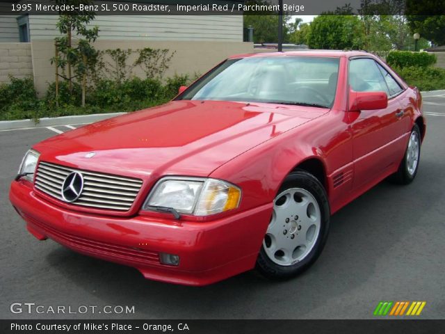 1995 Mercedes-Benz SL 500 Roadster in Imperial Red