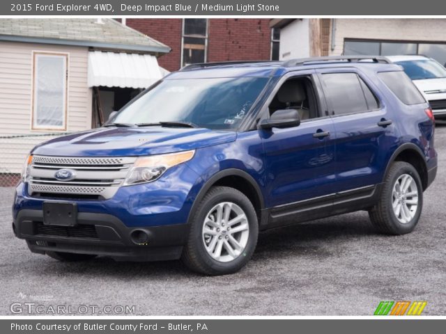 2015 Ford Explorer 4WD in Deep Impact Blue