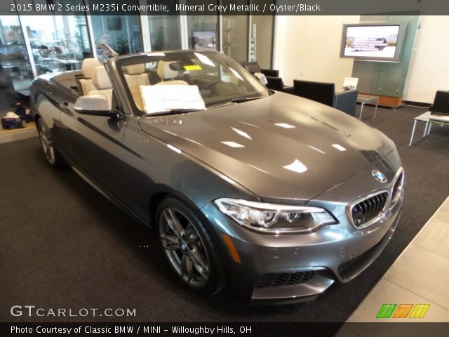 2015 BMW 2 Series M235i Convertible in Mineral Grey Metallic