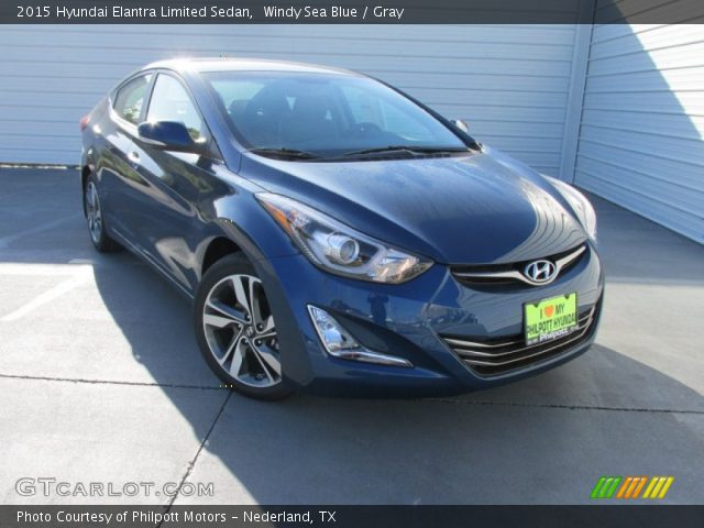 2015 Hyundai Elantra Limited Sedan in Windy Sea Blue