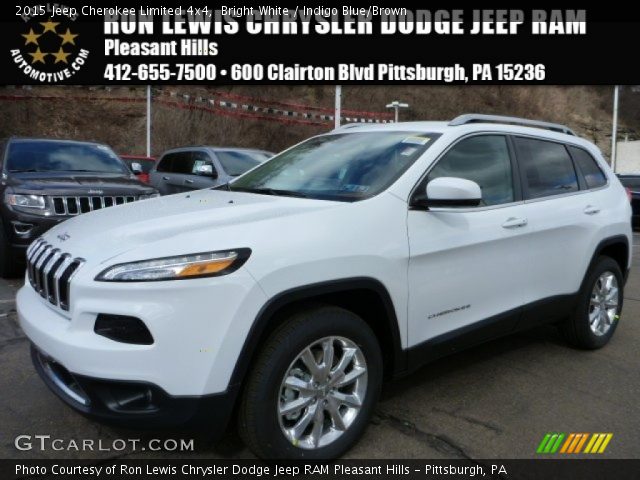 2015 Jeep Cherokee Limited 4x4 in Bright White