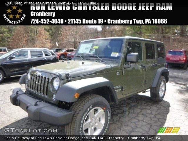 2015 Jeep Wrangler Unlimited Sport 4x4 in Tank