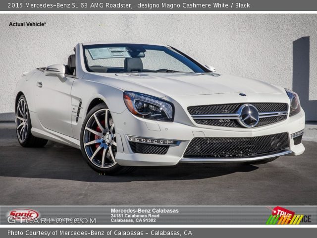 2015 Mercedes-Benz SL 63 AMG Roadster in designo Magno Cashmere White