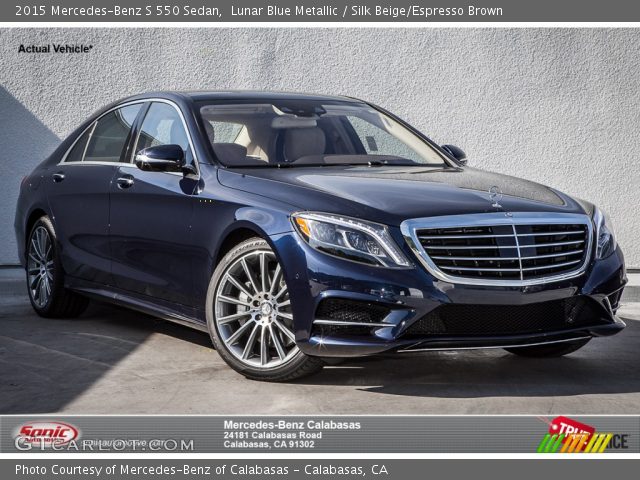 2015 Mercedes-Benz S 550 Sedan in Lunar Blue Metallic