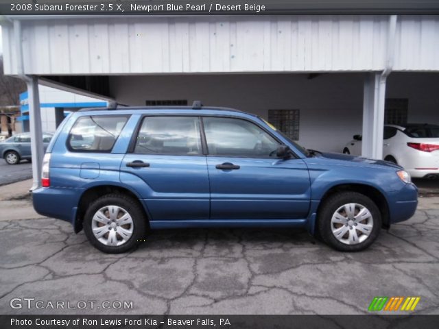 2008 Subaru Forester 2.5 X in Newport Blue Pearl