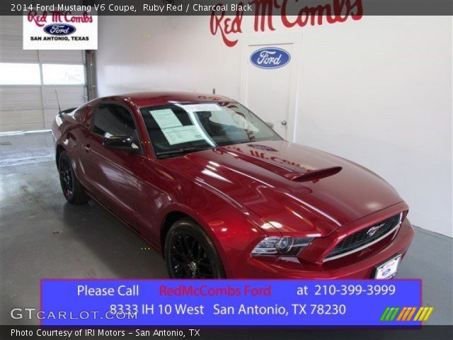 2014 Ford Mustang V6 Coupe in Ruby Red
