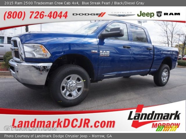 2015 Ram 2500 Tradesman Crew Cab 4x4 in Blue Streak Pearl